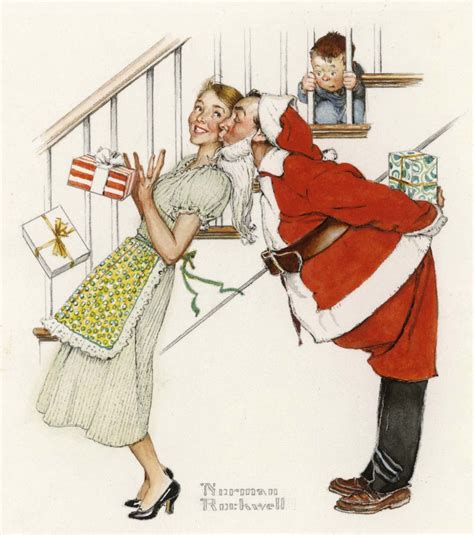 The fascinating photos behind Rockwell's holiday paintings | Norman rockwell christmas, Norman ...