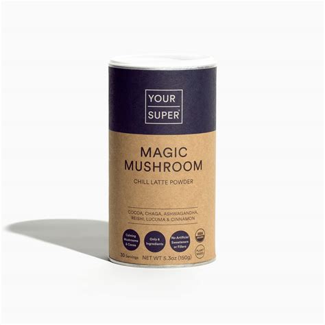 Buy Your Super Magic Mushroom Superfood Powder – Mushroom Supplement for Natural Calm, Brain ...