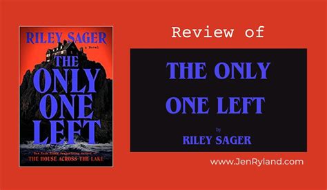 Review of The Only One Left - Jen Ryland Reviews