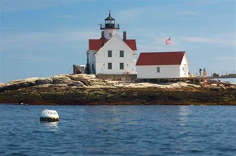 Maine Lighthouse Vacations Cuckolds Light Boothbay Harbor | Maine ...