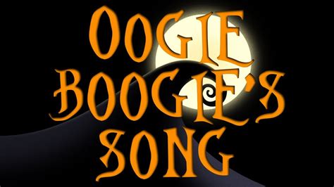 Oogie Boogie's Song backing track karaoke instrumental The Nightmare ...