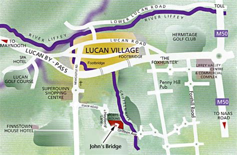 Lucan Map - Ireland