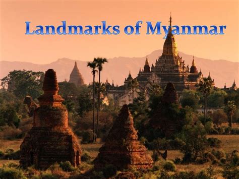 Landmarks of myanmar