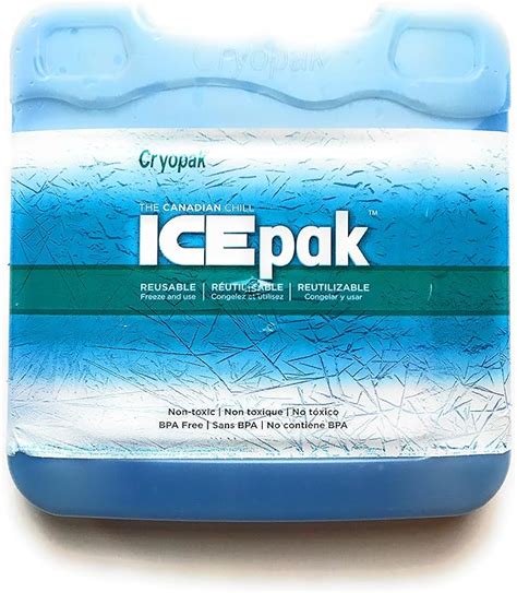 Amazon.com : Cryopak Large Ice Pack - One Large Size Ice Pack - 8 Inches Tall X 8 Inches Wide X ...