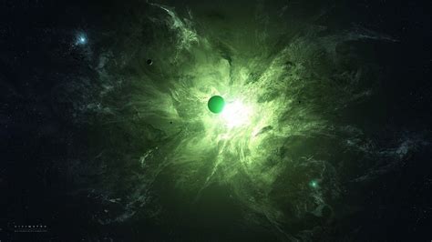 Green Nebula Wallpapers - Top Free Green Nebula Backgrounds ...