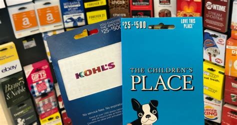 Free $10 Walgreens Gift Card w/ $50 Select Gift Card Purchase (Kohl's, The Children's Place & More)