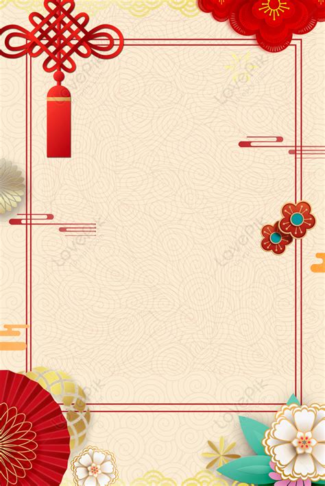 Chinese New Year Chinese Style Yellow Poster Background Download Free ...