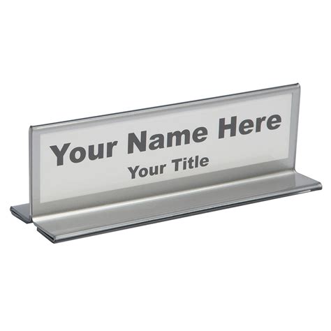 Office Desk Nameplate Holders | Plastic Products Mfg. – Plastic Products mfg