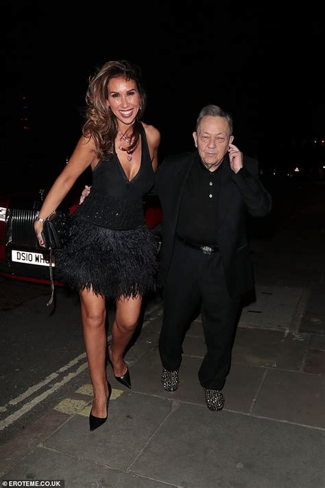 RHOC's Ampika Pickston, 41, towers over her billionaire West Ham chairman fiancé David Sullivan ...