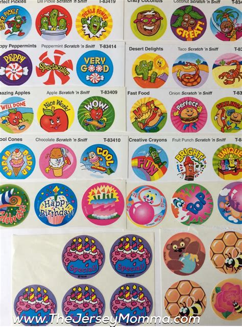 Scratch and Sniff Stickers: 80's Flashback! | The Jersey Momma