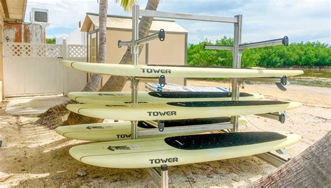 Triple Freestanding SUP Kayak Rack Vertical Storage For Retail | lupon ...