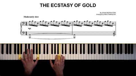 Ennio Morricone: The Ecstasy of Gold - Piano Arrangement / Sheet Music ...