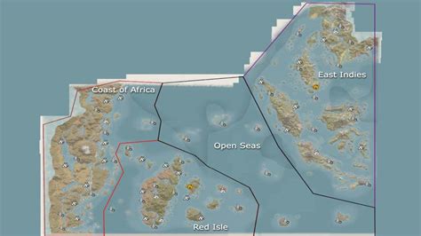 All Skull and Bones Map Points of Interest - Pro Game Guides