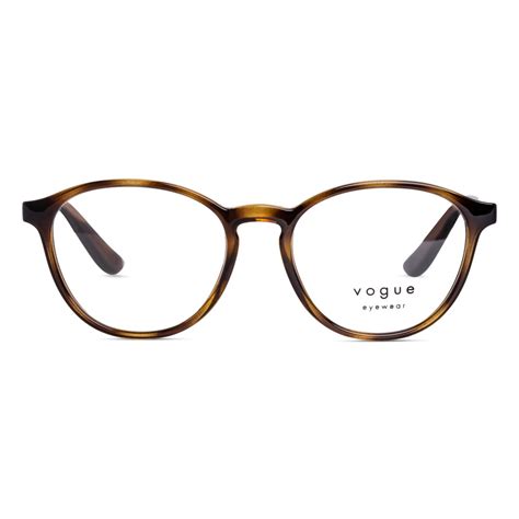 Vogue Women's Round Eyeglass Frame VO5372 W656 Brown | Optic One UAE