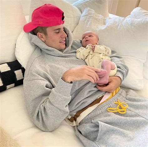 Justin Bieber Bonds with Jason Kennedy's Newborn Baby Boy, Ryver: Pics