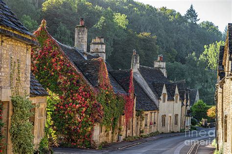 Autumn Castle Combe Cotswold District Photograph by Wayne Moran - Fine Art America