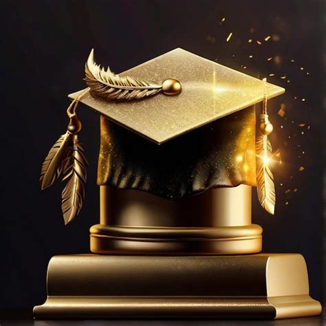 Premium Photo | Student graduation cap and gown with diploma certificate