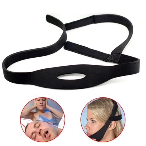 Elastic Adjustable Snore Stopper Chin Strap Prevent Suffocation For Men ...