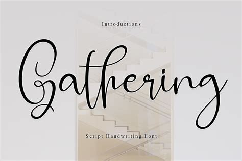 Gathering Font by YanStudio · Creative Fabrica