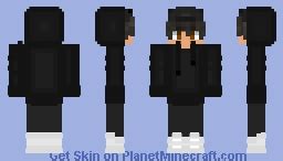 Brown hair and hoodie guy Minecraft Skin