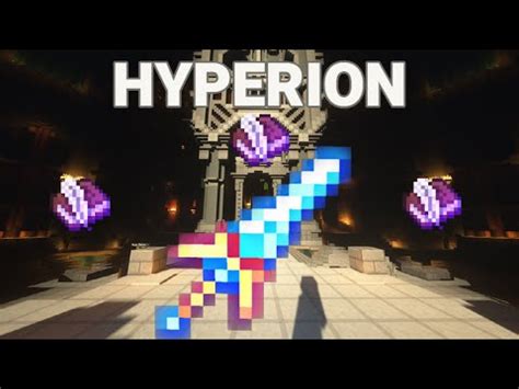 CRAFTING THE BEST SWORD IN THE GAME: THE HYPERION (HYPIXEL SKYBLOCK IRONMAN) - YouTube