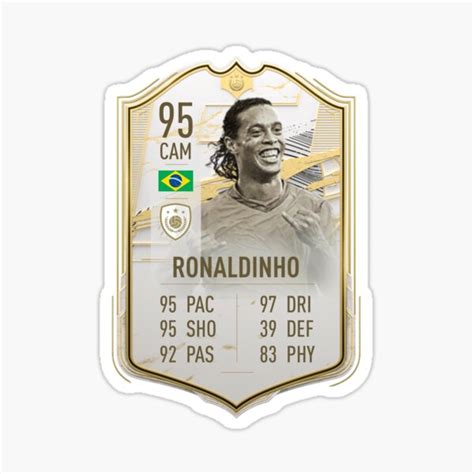 "Ronaldinho Prime Icon Moments FIFA 21" Sticker for Sale by SickIndividual | Redbubble