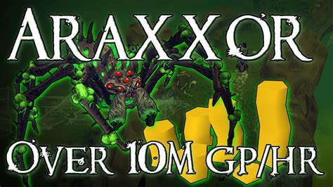 Araxxor is Over 10M GP/hr - RuneScape 3 - YouTube