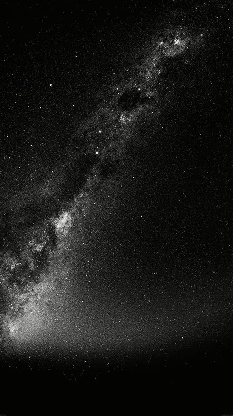 IPhone Galaxy Stars Blanco y negro - - fondo de pantalla del teléfono ...