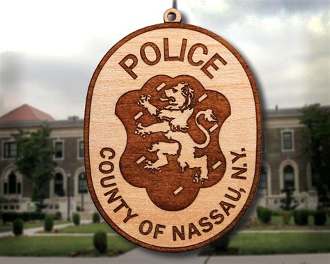 Personalized Wooden Nassau County Police Badge or Shoulder - Etsy