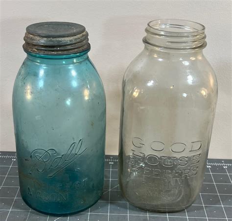 2 Half Gallon Canning Jars Glass | EstateSales.org