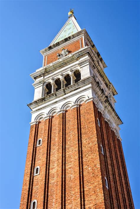 Daylight View To Saint Mark`s Campanile Bell Tower Stock Image - Image ...