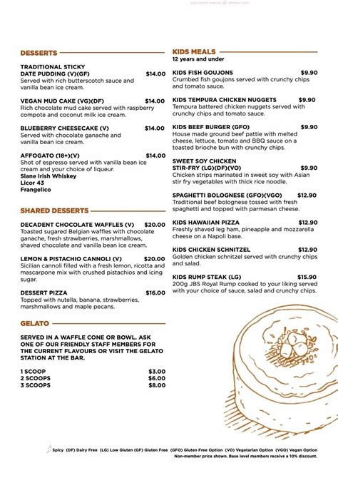 Online Menu of Norths Leagues & Services Club Restaurant, Kallangur, Queensland, 4503 - Zmenu