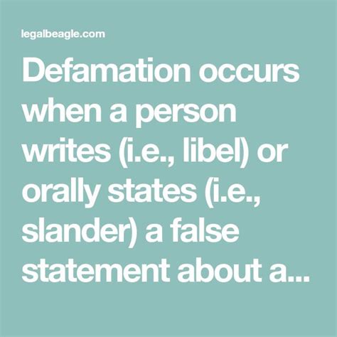 How to Win a Defamation Lawsuit | Defamation, Defamation lawsuit ...