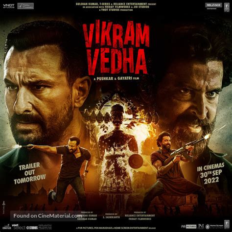 Vikram Vedha (2022) Indian movie poster