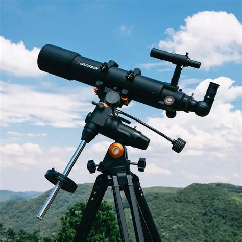 Celestron sctw-102eq3 astronomical telescope 330x magnification with tripod 2 eyepieces ...