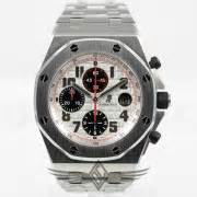 Audemars Piguet Royal Oak Offshore Stainless Steel Bracelet Panda Dial Chronograph Watch 26170ST ...
