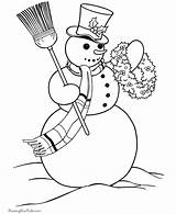 Free Printable Coloring Pages Christmas Snowman Download  sketch template