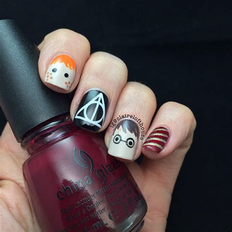 58 Harry Potter Nail Art Ideas That Are Pure Magic | Bored Panda