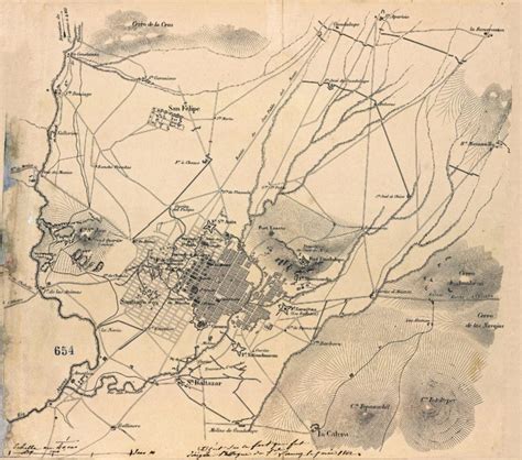 Map : French Attack Plan for the Battle of Puebla, 1862. [5082x4485 ...