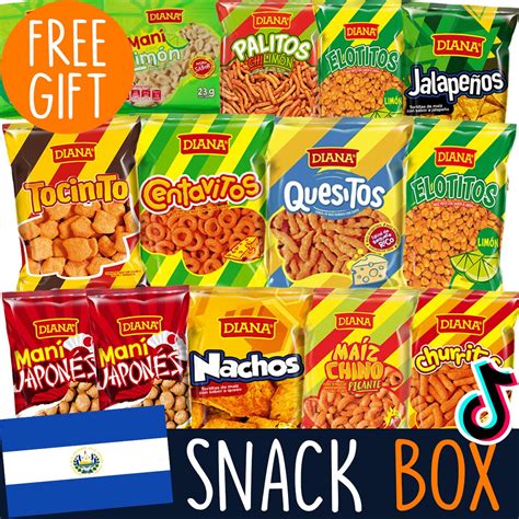 Buy Charloo International Snack Box + FREE Surprise! - El Salvador ...