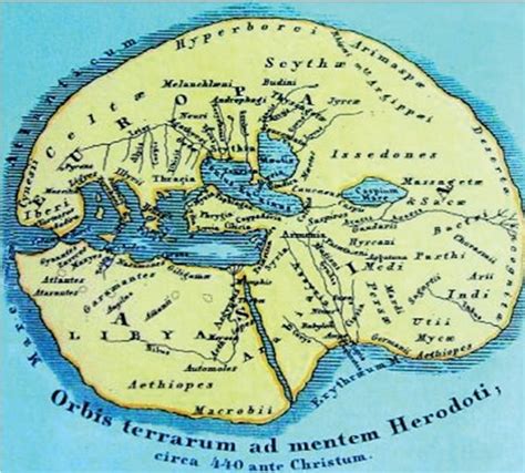 Image result for Herodotus map | Ancient maps, World map art, Map art