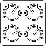 Control Knobs Emoji coloring Page  ColouringPages sketch template
