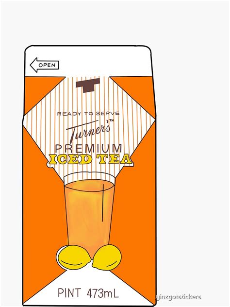 "Turner's Tea" Sticker for Sale by yinzgotstickers | Redbubble