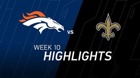 Saints vs. Broncos Highlights | 2016 NFL Week 10