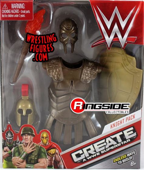 Knight Pack - WWE Create-A-Superstar Accessory Pack WWE Toy Wrestling Action Figure Accessories ...