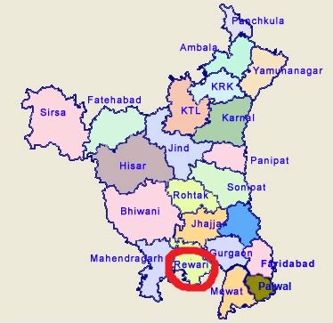 Geography of Rewari, Climate in Rewari, Topography of Rewari