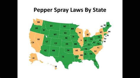 Pepper Spray Laws by State | U Back Off