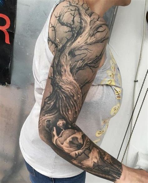 Arm Tattoo Baum | Arm tattoo, Tattoo baum arm, Lebensbaum tattoo