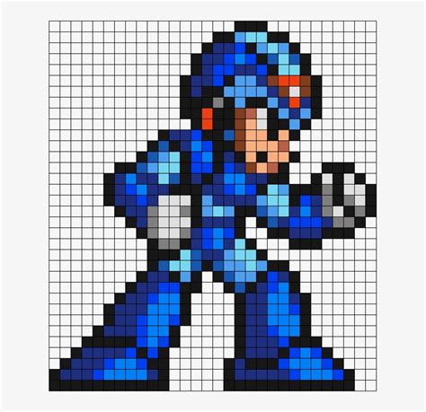 Mega Man X Perler Bead Pattern / Bead Sprite - Mega Man X Pixel Art ...