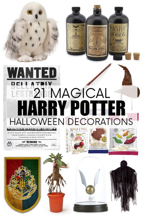 21 Magical Harry Potter Halloween Decorations - Living La Vida Holoka